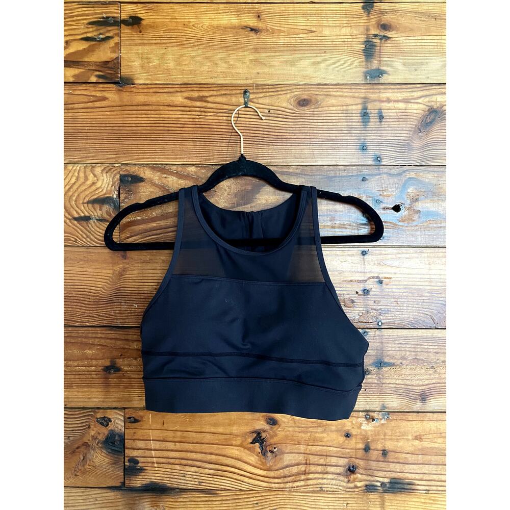 Zyia All Star Padded Black Sports Bra Large